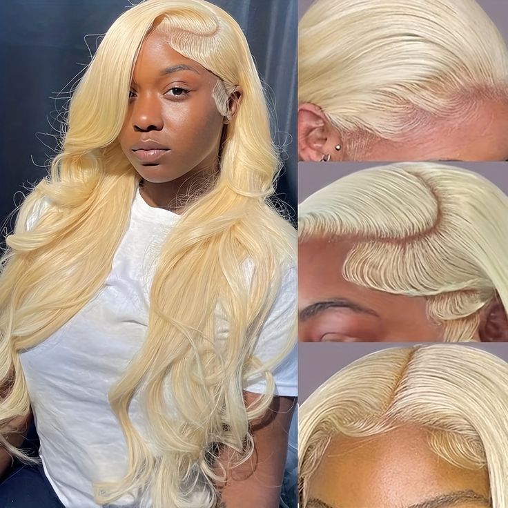 Perruque Femme Courte Blond Doré Méché Très Clair VALENTIA 24BT613 - Synthétique, Neuve Avec étiquettes
